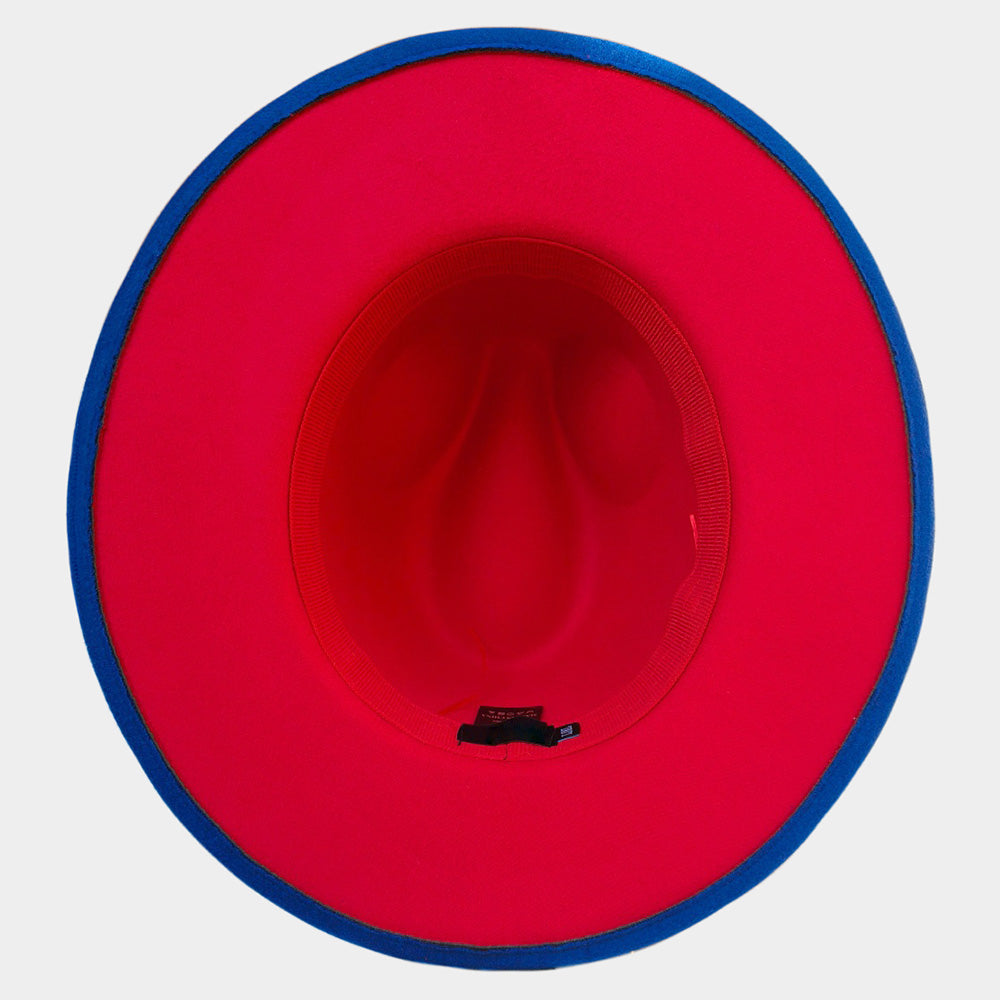 HATEGORY Belt Band Pointed Fedora Hat