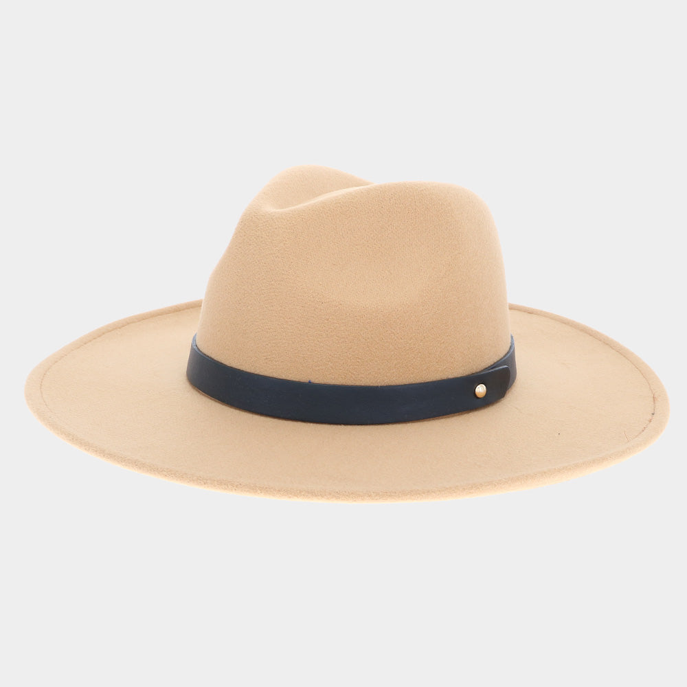 HATEGORY Wide Brim Fedora Rancher Hat