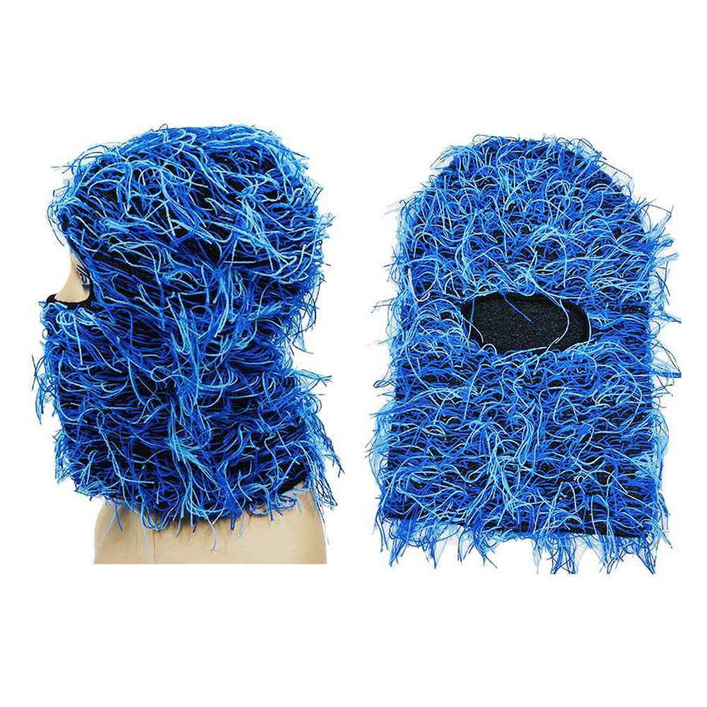 HATEGORY Distressed Fuzzy Winter Balaclava Mask Hat