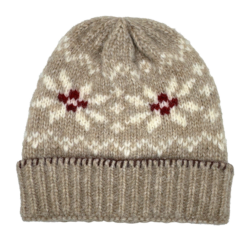 HATEGORY Snowflake Pattern Knit Winter Beanie Hat