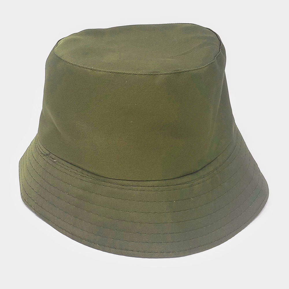 HATEGORY Solid Bucket Hat