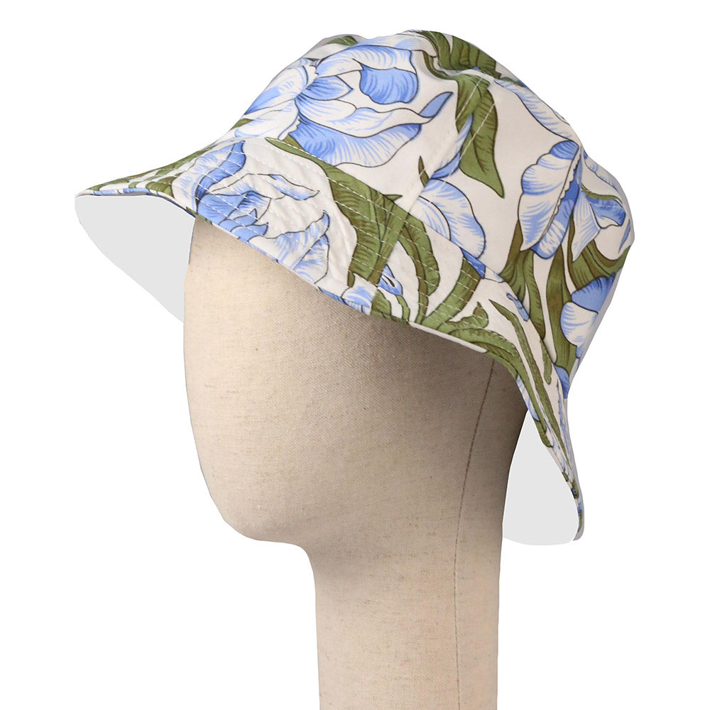 HATEGORY Lily Flower Print Bucket Hat
