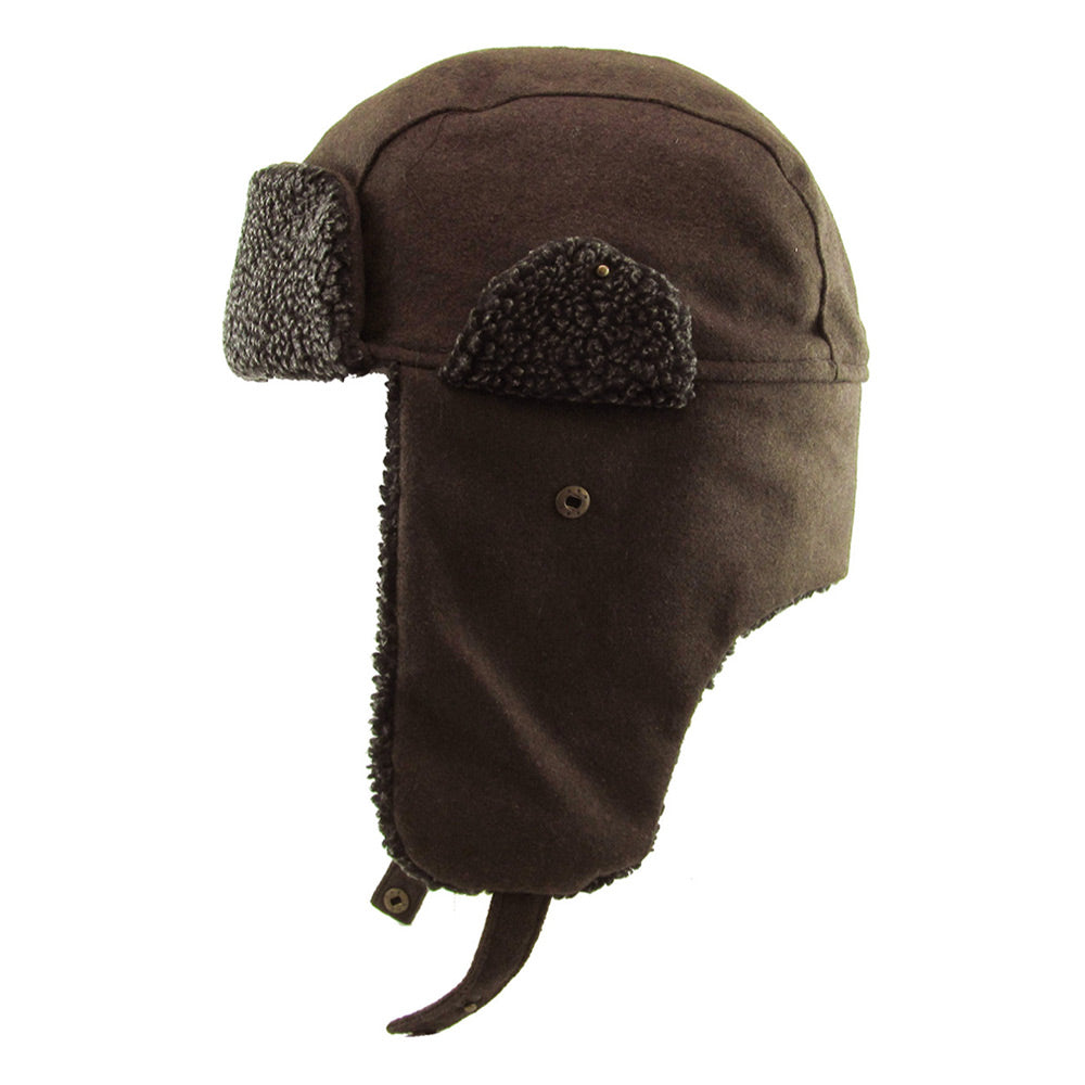 HATEGORY Solid Color Trapper Hat