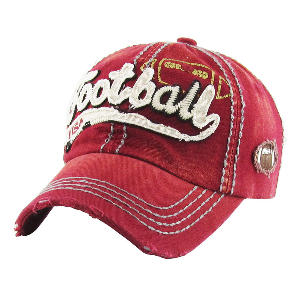 HATEGORY Football USA Message Vintage Baseball Cap