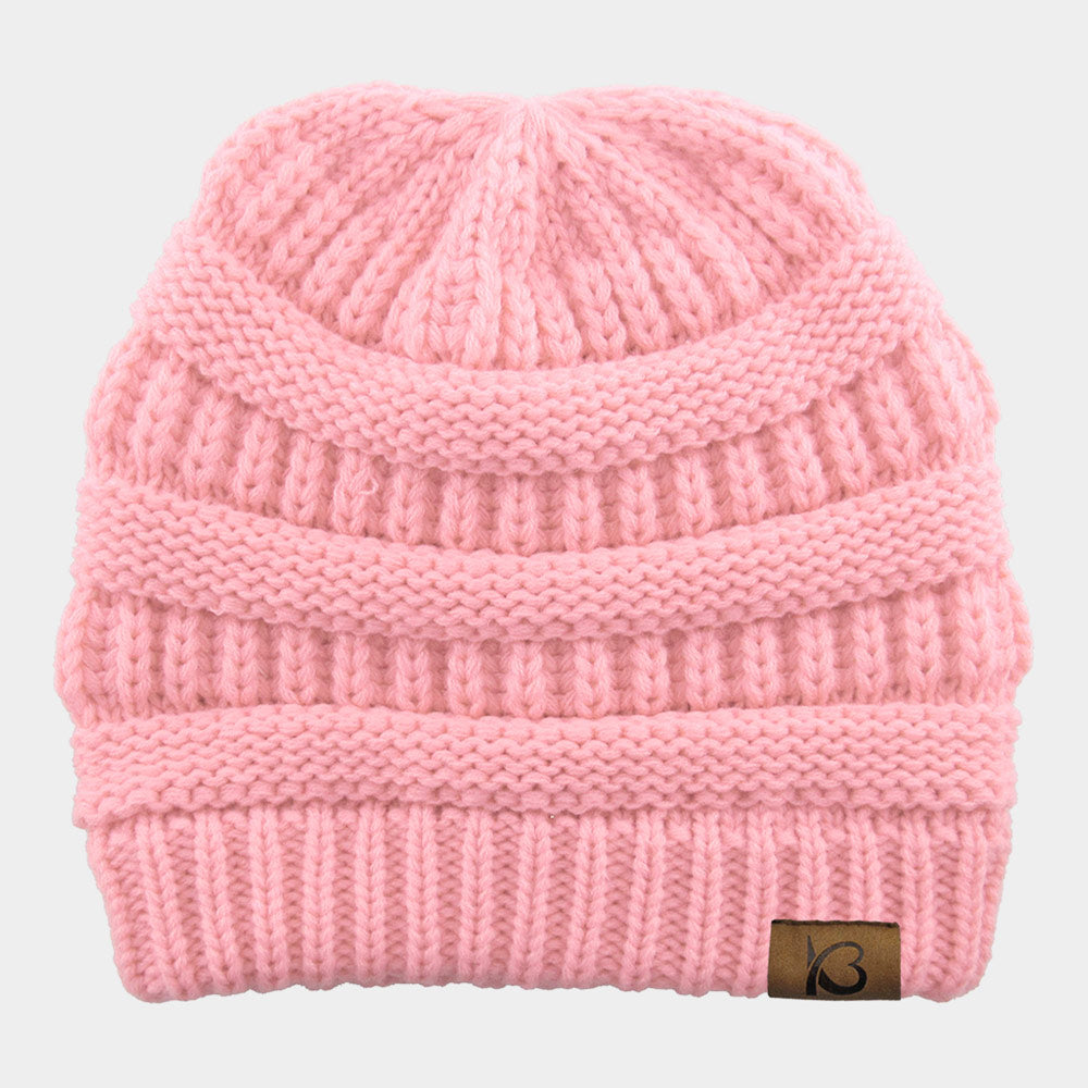 HATEGORY Cable Knit Beanie Hat