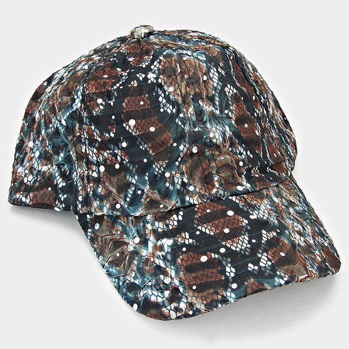 HATEGORY Dotted Animal Print Cotton Baseball Cap