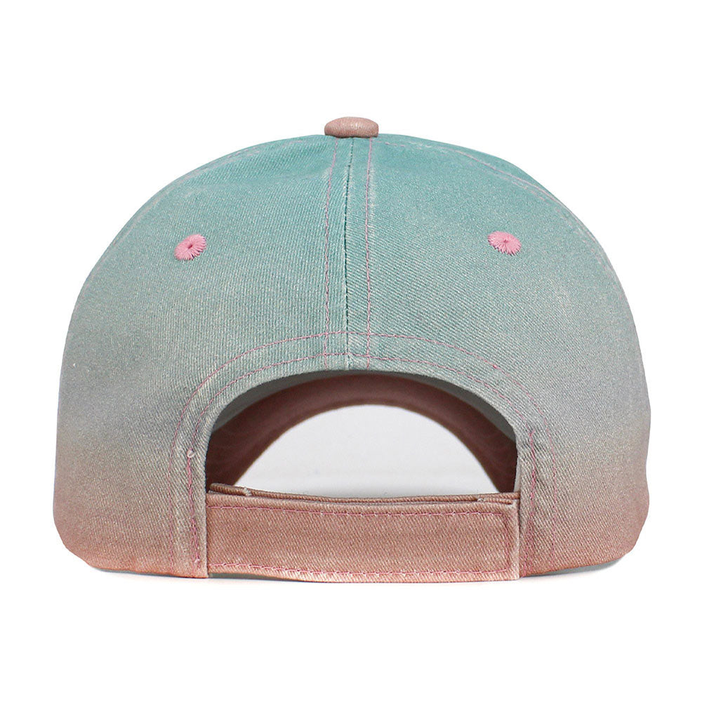 HATEGORY Dog Mom Message Ombre Baseball Cap