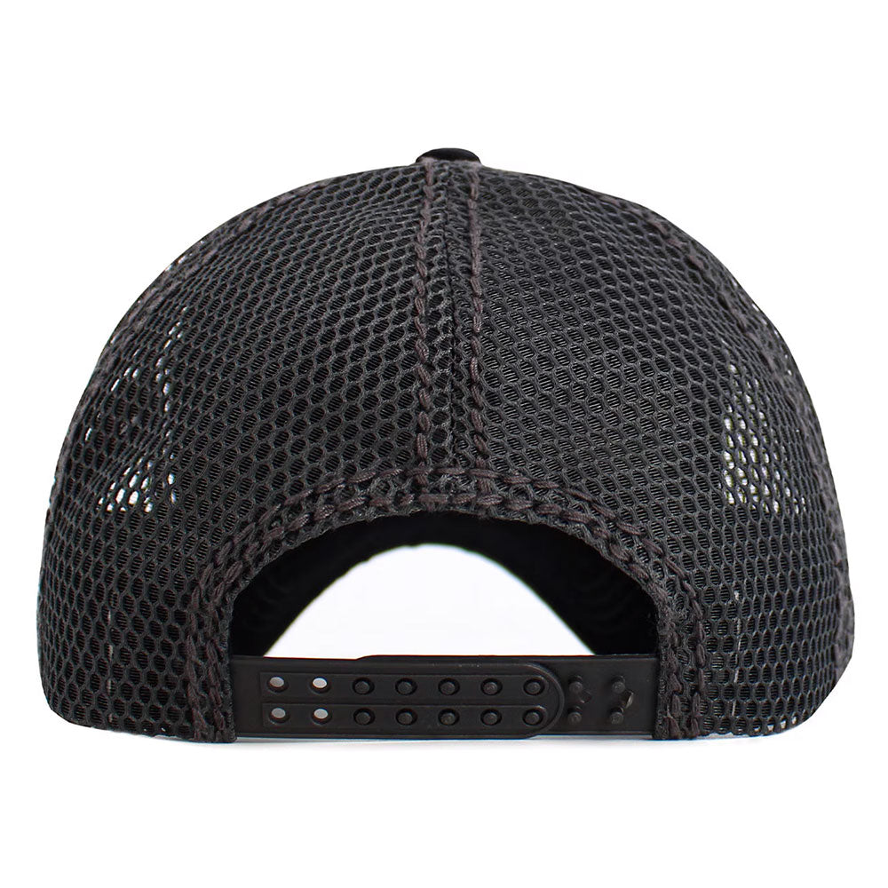 HATEGORY American USA Flag Patch Pointed Mesh Back Trucker Hat