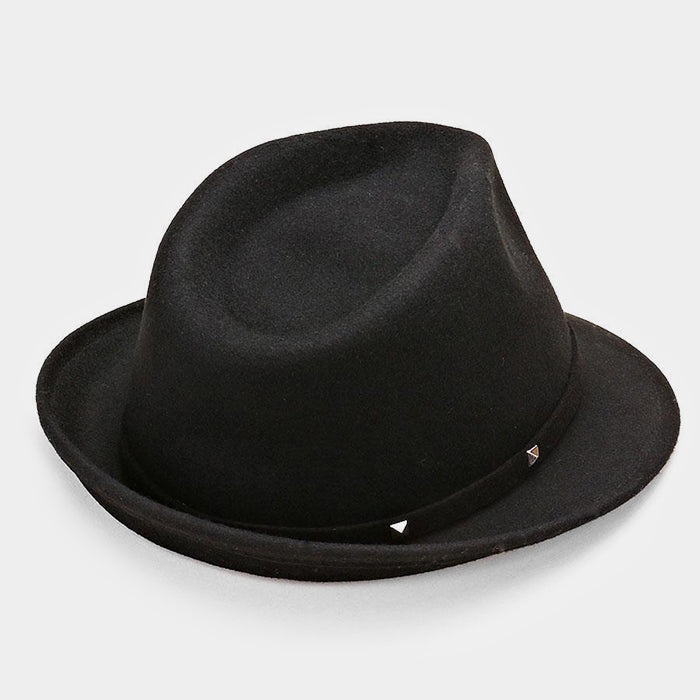 HATEGORY Pyramid Studs Wool Fedora