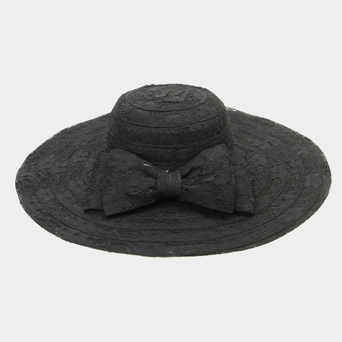 HATEGORY Double Bow Floppy Hat