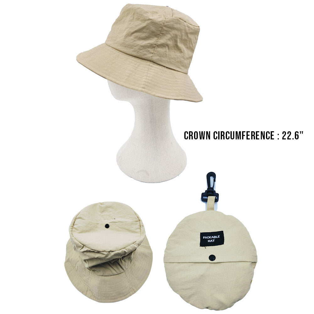 HATEGORY Packable Compact Outdoor Bucket Hat