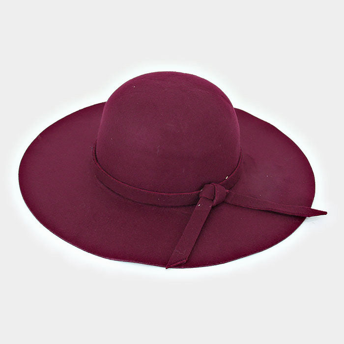 HATEGORY Ribbon Detail Winter Floppy Hat