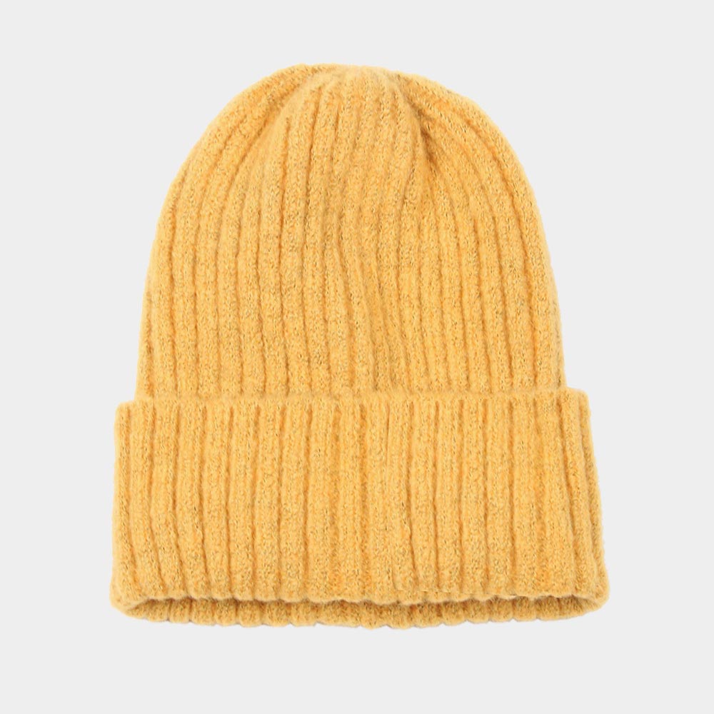 HATEGORY TWO TONE CUFF BEANIE HAT