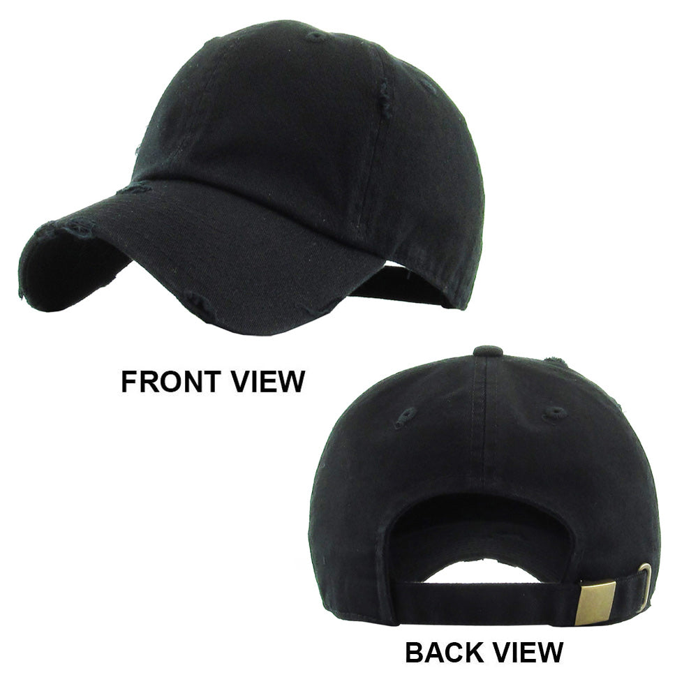 HATEGORY Solid Vintage Baseball Cap