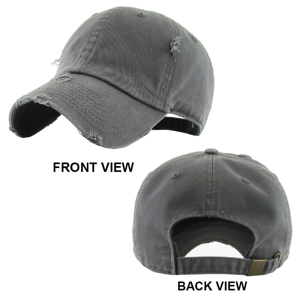 HATEGORY Solid Vintage Baseball Cap