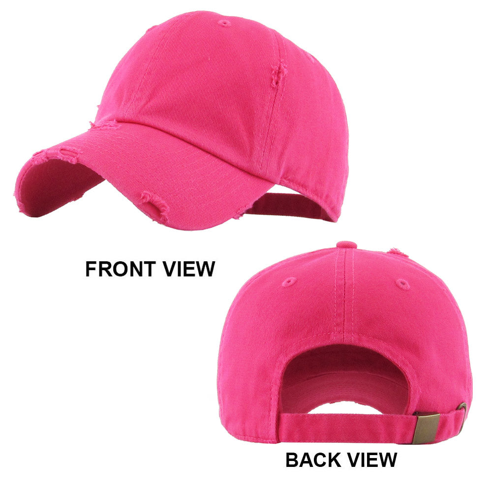 HATEGORY Solid Vintage Baseball Cap