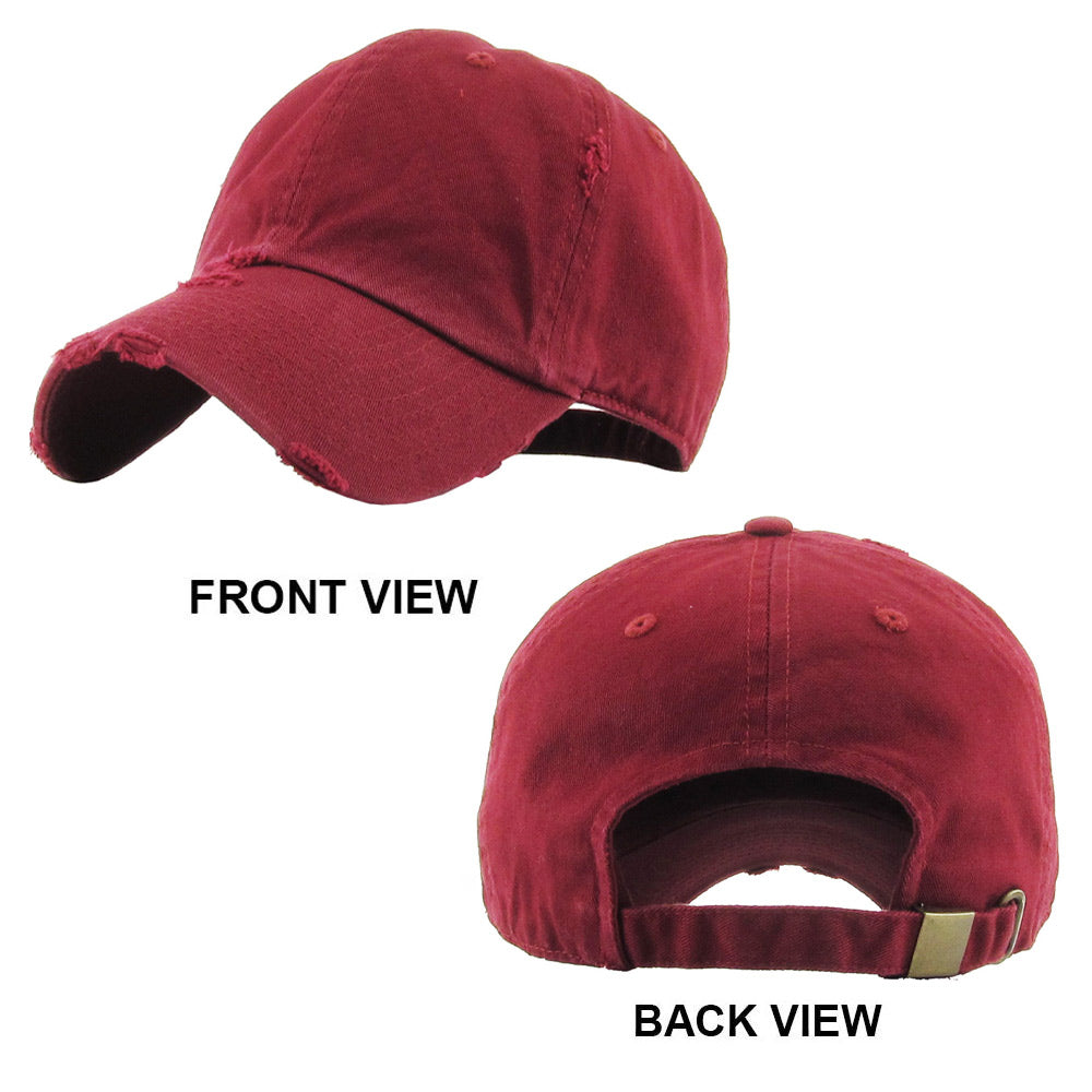 HATEGORY Solid Vintage Baseball Cap