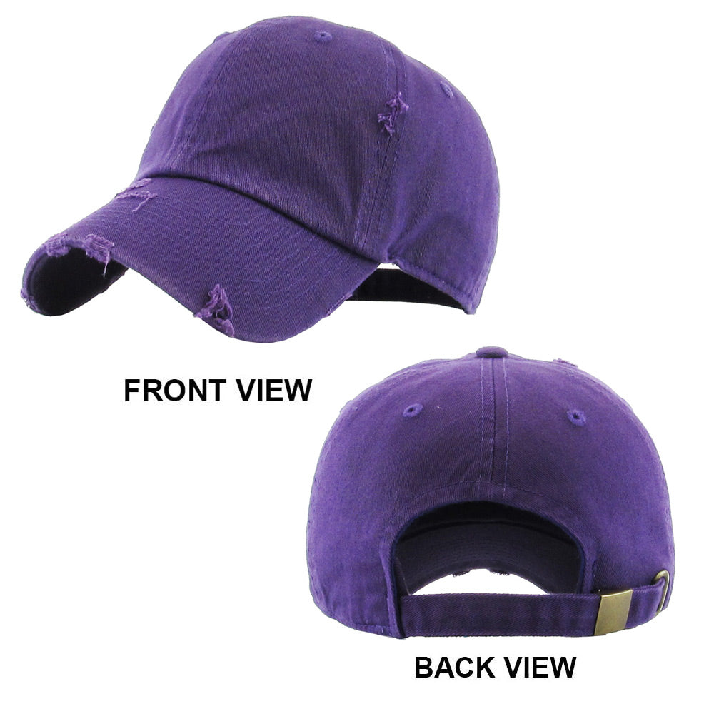 HATEGORY Solid Vintage Baseball Cap