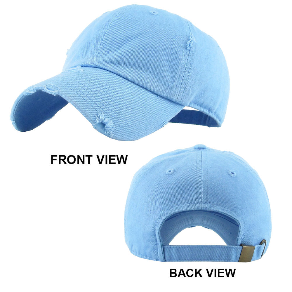 HATEGORY Solid Vintage Baseball Cap
