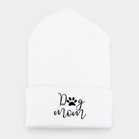 HATEGORY "Dog Mom" Beanie Hat