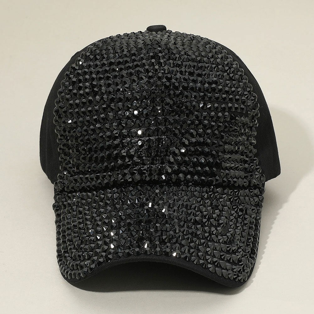 HATEGORY Bling Studded Glam Baseball Cap