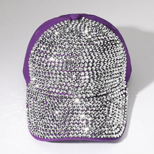 HATEGORY Bling Studded Glam Baseball Cap