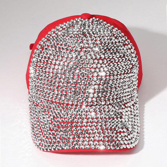 HATEGORY Bling Studded Glam Baseball Cap