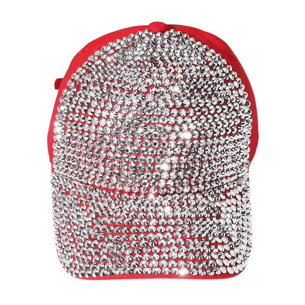 HATEGORY Bling Studded Glam Baseball Cap