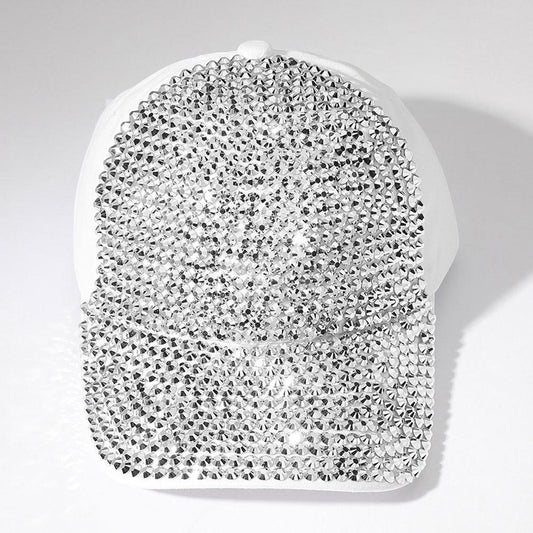 HATEGORY Bling Studded Glam Baseball Cap