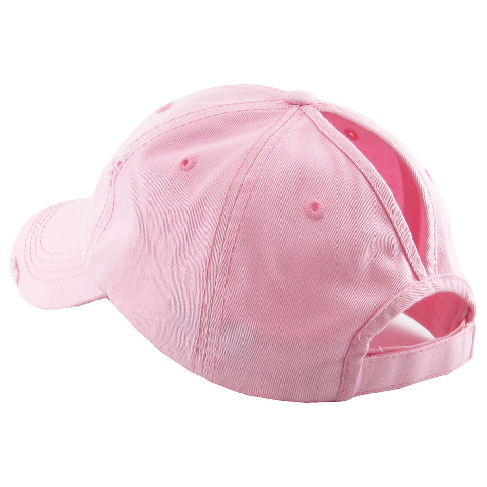 HATEGORY Vintage Ponytail Baseball Cap