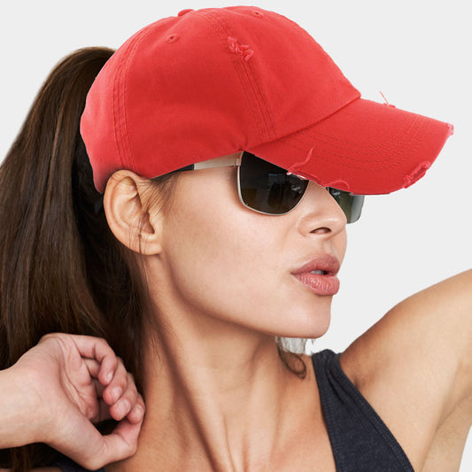 HATEGORY Vintage Ponytail Baseball Cap