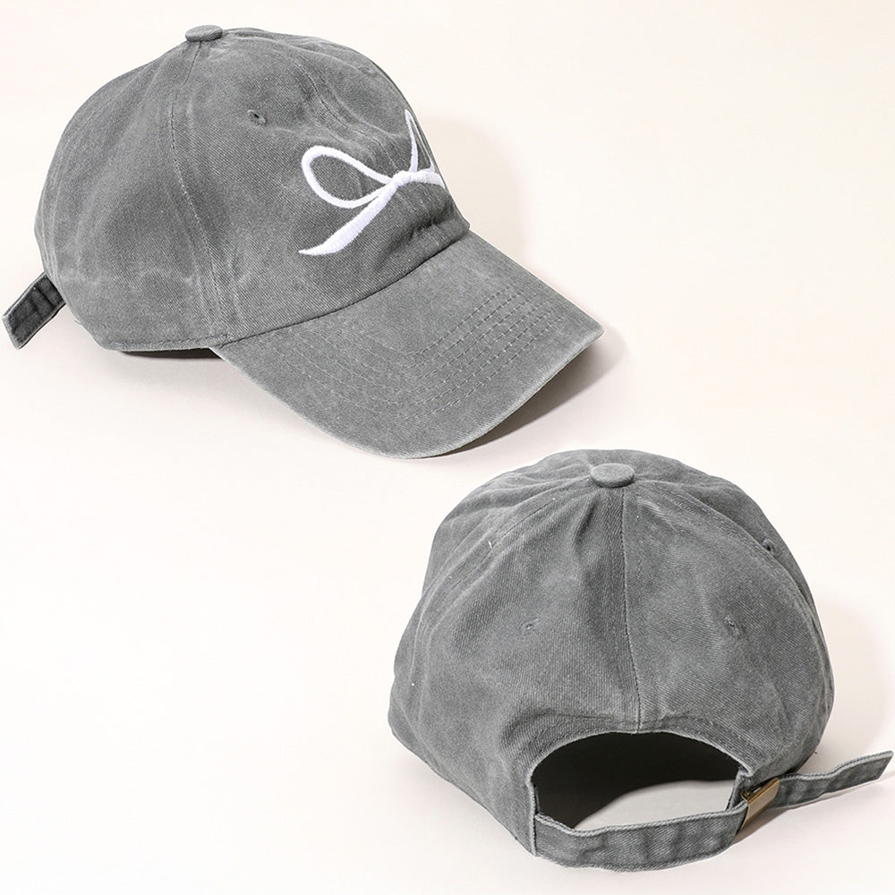 HATEGORY Ribbon Embroidered Baseball Cap