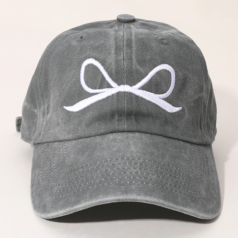HATEGORY Ribbon Embroidered Baseball Cap