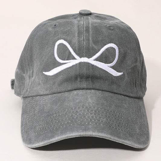 HATEGORY Ribbon Embroidered Baseball Cap