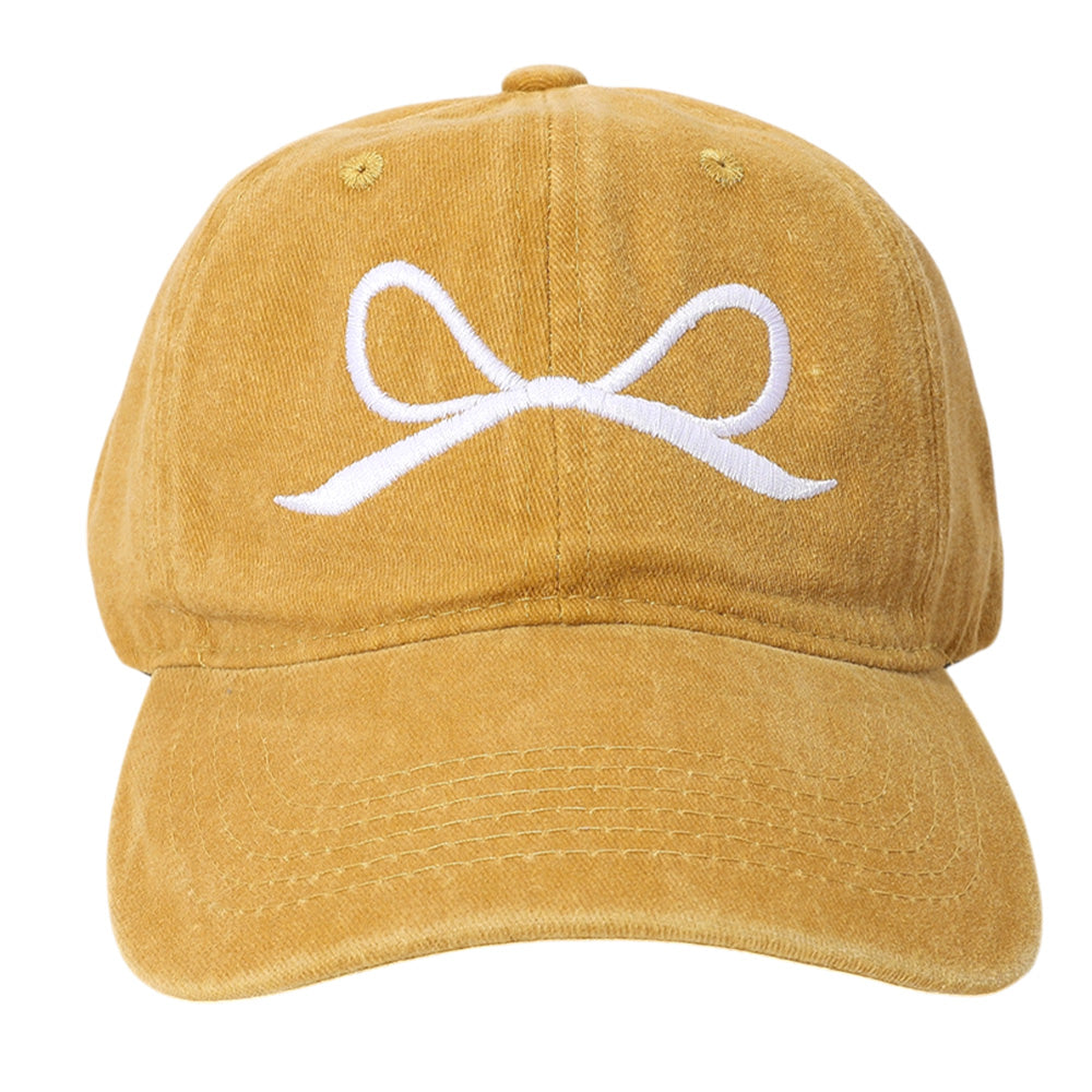 HATEGORY Ribbon Embroidered Baseball Cap