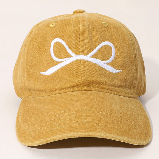 HATEGORY Ribbon Embroidered Baseball Cap