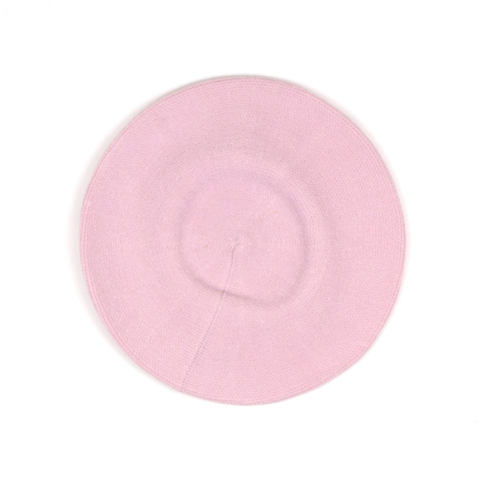 HATEGORY Stretchy Solid Beret Hat