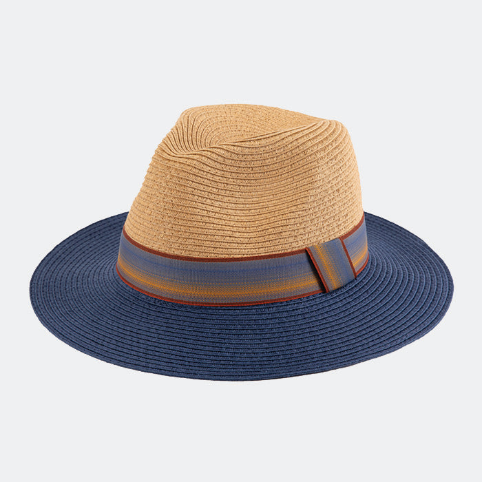 HATEGORY Gradation Band Two Tone Panama Hat