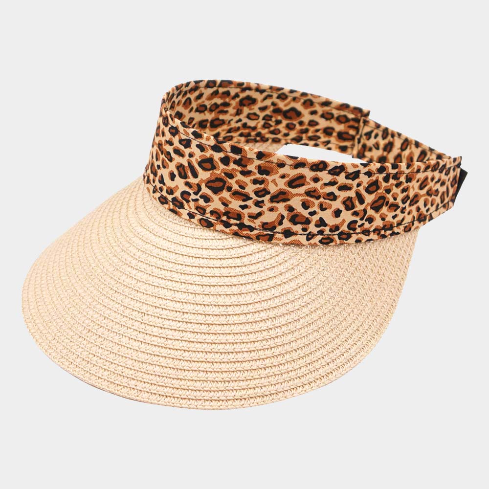HATEGORY Leopard Visor Hat