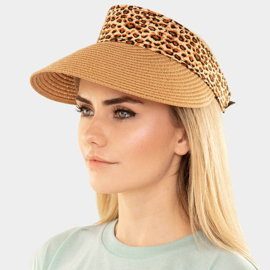 HATEGORY Leopard Visor Hat