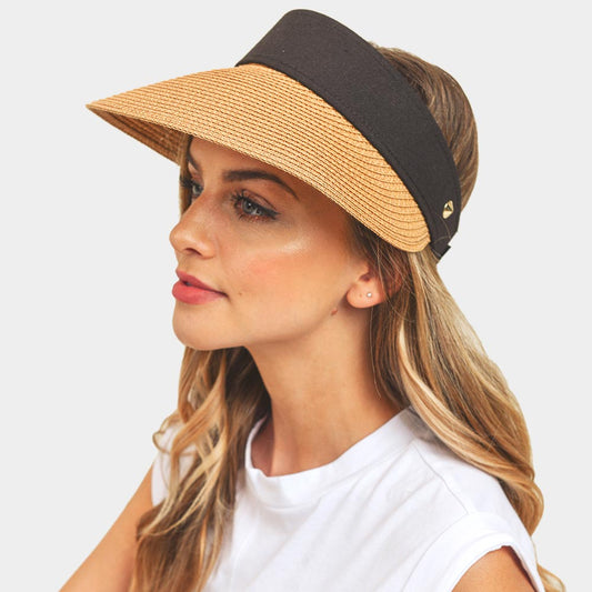 HATEGORY Solid Visor Hat