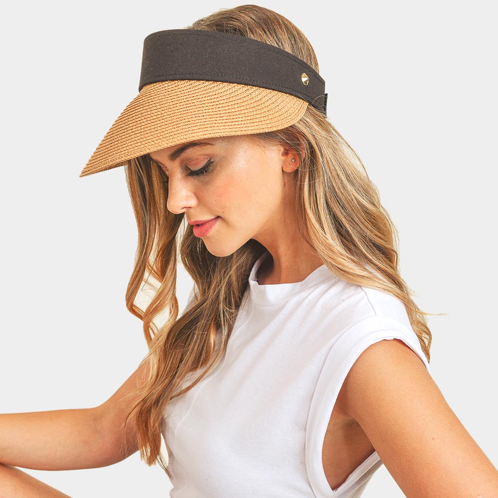 HATEGORY Solid Visor Hat