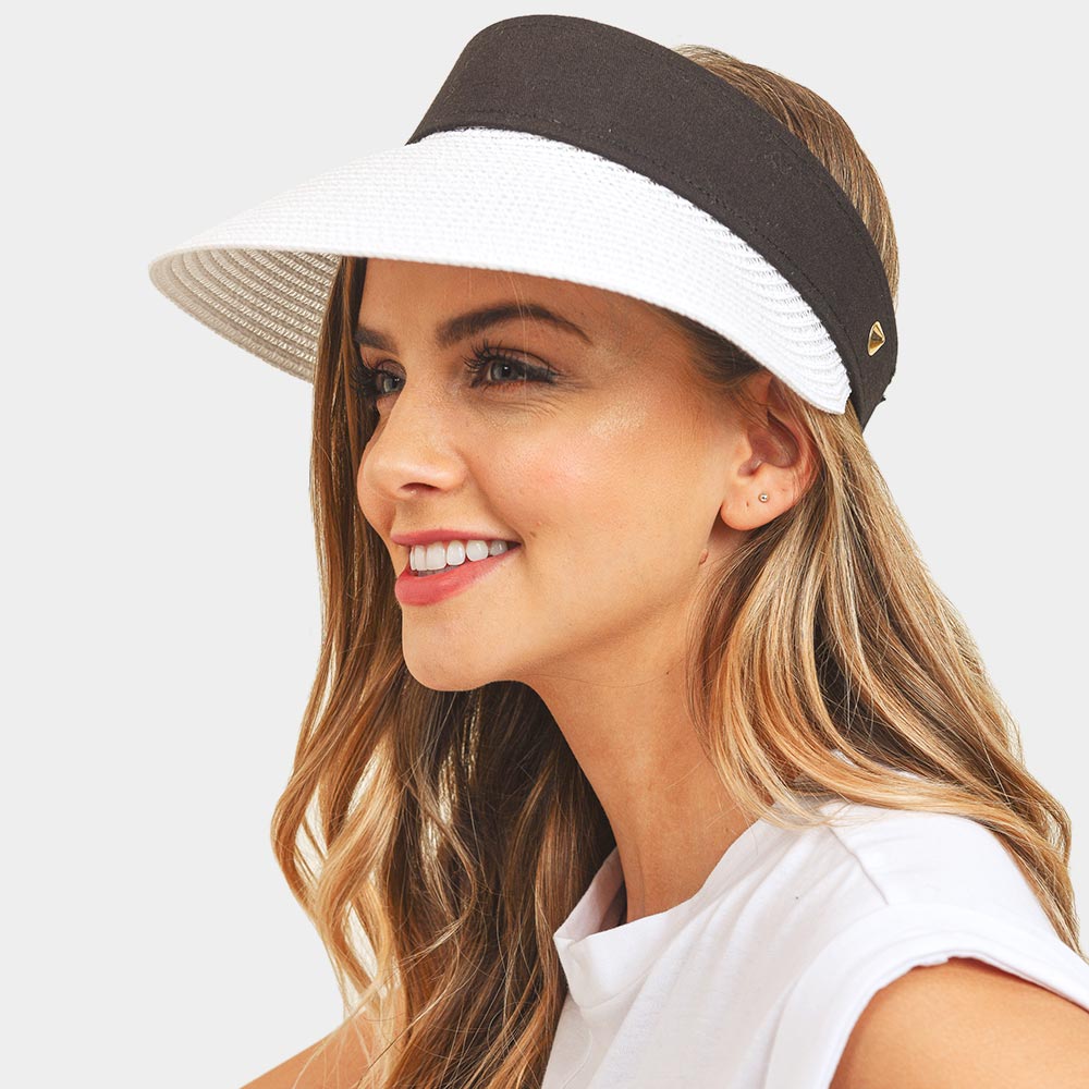 HATEGORY Solid Visor Hat