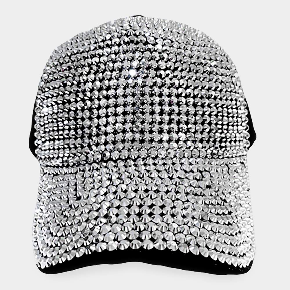 HATEGORY Bling Studded Baseball Cap