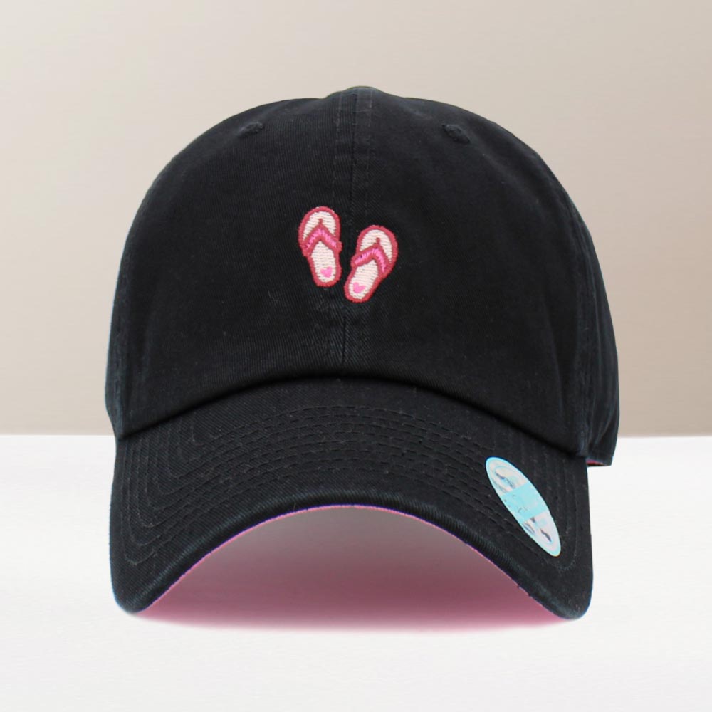 HATEGORY Flip Flops Embroidered Baseball Cap