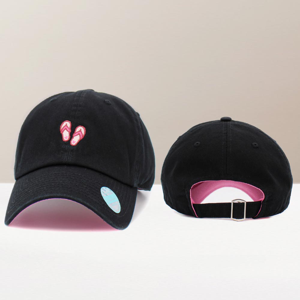 HATEGORY Flip Flops Embroidered Baseball Cap