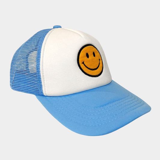 HATEGORY Smile Accented Mesh Back Baseball Cap