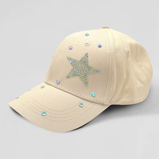 HATEGORY Bling Star Patterned Baseball Cap