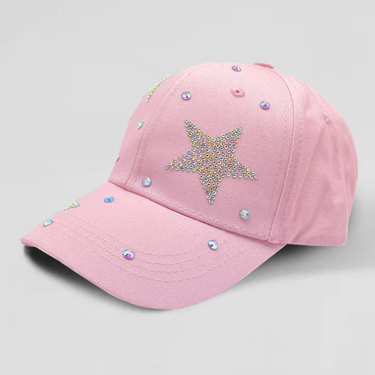 HATEGORY Bling Star Patterned Baseball Cap