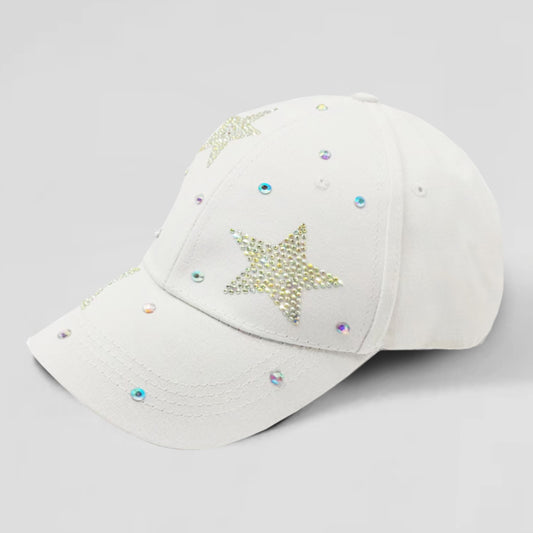 HATEGORY Bling Star Patterned Baseball Cap